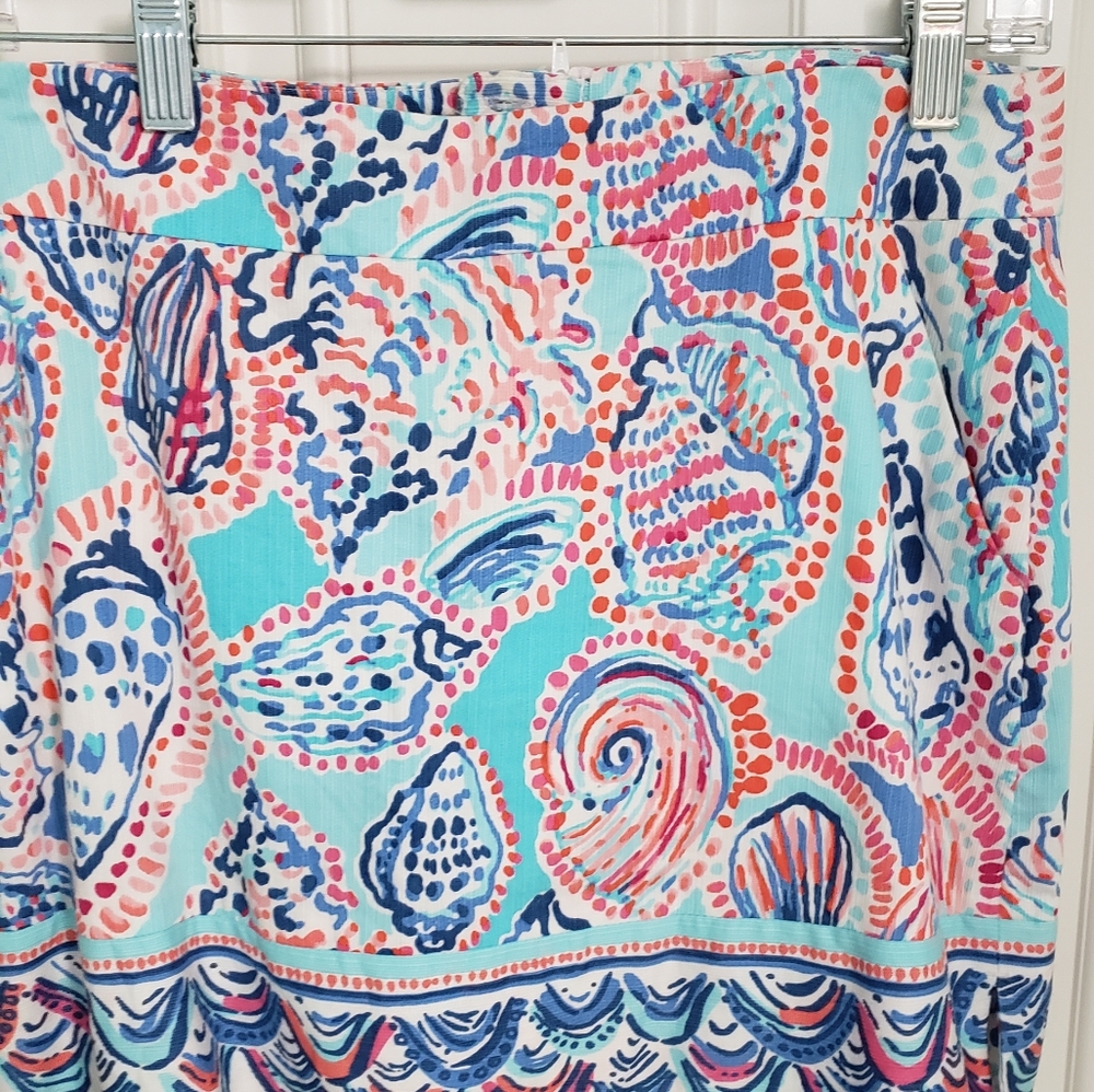 Lilly Pulitzer Shell Print Skort - Picture 2 of 4